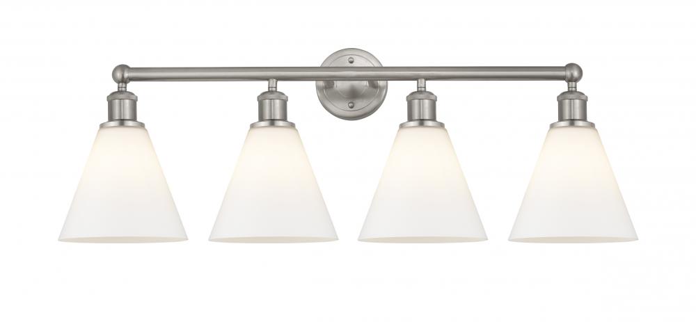 Berkshire - 4 Light - 35 inch - Satin Nickel - Bath Vanity Light