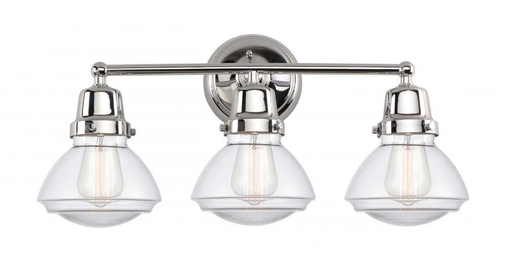 Olean - 3 Light - 23 inch - Polished Chrome - Bath Vanity Light