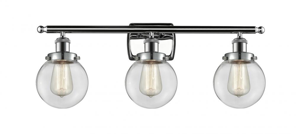 Beacon - 3 Light - 26 inch - Polished Chrome - Bath Vanity Light