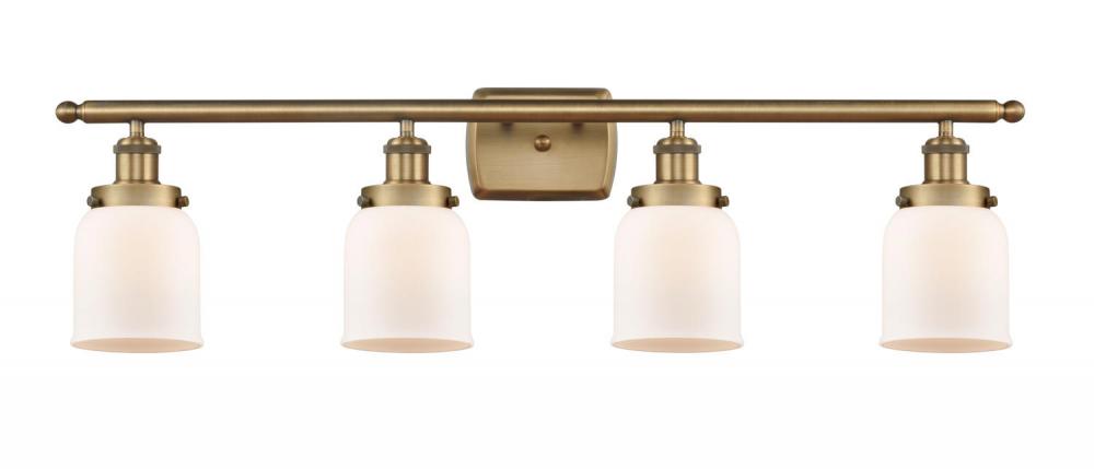 Bell - 4 Light - 36 inch - Brushed Brass - Bath Vanity Light