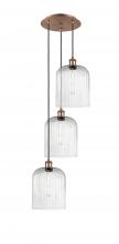 Innovations Lighting 113B-3P-AC-G559-8SDY - Bridal Veil - 3 Light - 12 inch - Antique Copper - Cord Hung - Multi Pendant