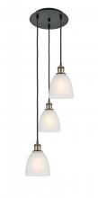 Innovations Lighting 113B-3P-BAB-G381 - Castile - 3 Light - 13 inch - Black Antique Brass - Cord Hung - Multi Pendant