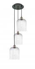 Innovations Lighting 113B-3P-BAB-G559-8CL - Bridal Veil - 3 Light - 12 inch - Black Antique Brass - Cord Hung - Multi Pendant