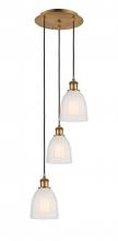 Innovations Lighting 113B-3P-BB-G441 - Brookfield - 3 Light - 12 inch - Brushed Brass - Cord Hung - Multi Pendant