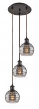 Innovations Lighting 113B-3P-OB-G556-6SM - Rochester - 3 Light - 12 inch - Oil Rubbed Bronze - Cord hung - Multi Pendant