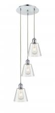 Innovations Lighting 113B-3P-PC-G454 - Caton - 3 Light - 12 inch - Polished Chrome - Cord Hung - Multi Pendant