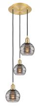 Innovations Lighting 113B-3P-SG-G556-6SM - Rochester - 3 Light - 12 inch - Satin Gold - Cord hung - Multi Pendant