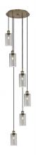 Innovations Lighting 116B-6P-BB-G434-7SM - Crown Point - 6 Light - 16 inch - Brushed Brass - Multi Pendant