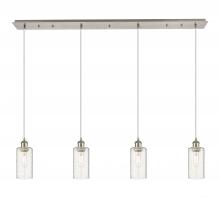 Innovations Lighting 124B-4P-SN-G434-7SDY - Crown Point - 4 Light - 49 inch - Brushed Satin Nickel - Linear Pendant