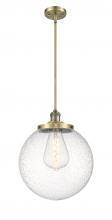  201S-AB-G204-14 - Beacon - 1 Light - 14 inch - Antique Brass - Stem Hung - Pendant