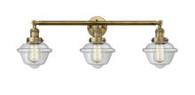 Innovations Lighting 205-BB-G532 - Oxford - 3 Light - 34 inch - Brushed Brass - Bath Vanity Light