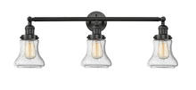 Innovations Lighting 205-BK-G194 - Bellmont - 3 Light - 30 inch - Matte Black - Bath Vanity Light