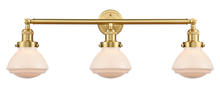 Innovations Lighting 205-SG-G321 - Olean - 3 Light - 31 inch - Satin Gold - Bath Vanity Light