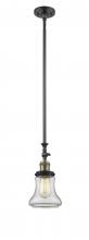 Innovations Lighting 206-BAB-G192 - Bellmont - 1 Light - 6 inch - Black Antique Brass - Stem Hung - Mini Pendant