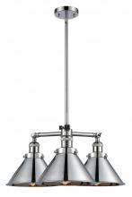 Innovations Lighting 207-PC-M10 - Briarcliff - 3 Light - 24 inch - Polished Chrome - Stem Hung - Chandelier