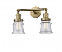 Innovations Lighting 208-BB-G184S - Canton - 2 Light - 17 inch - Brushed Brass - Bath Vanity Light