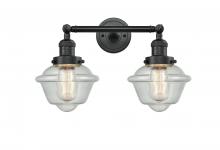 Innovations Lighting 208-BK-G534 - Oxford - 2 Light - 17 inch - Matte Black - Bath Vanity Light