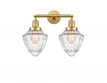 Innovations Lighting 208-SG-G664-7 - Bullet - 2 Light - 18 inch - Satin Gold - Bath Vanity Light