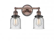 Innovations Lighting 208BP-ACBK-G54 - Bell - 2 Light - 16 inch - Antique Copper - Bath Vanity Light