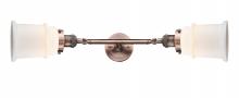 Innovations Lighting 208L-AC-G181 - Canton - 2 Light - 6 inch - Antique Copper - Bath Vanity Light