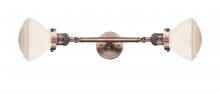 Innovations Lighting 208L-AC-G321 - Olean - 2 Light - 7 inch - Antique Copper - Bath Vanity Light