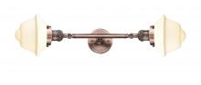 Innovations Lighting 208L-AC-G531 - Oxford - 2 Light - 8 inch - Antique Copper - Bath Vanity Light