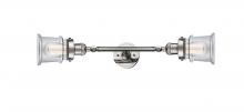 Innovations Lighting 208L-PN-G182S - Canton - 2 Light - 6 inch - Polished Nickel - Bath Vanity Light