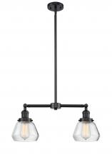 Innovations Lighting 209-OB-G172 - Fulton - 2 Light - 21 inch - Oil Rubbed Bronze - Stem Hung - Island Light