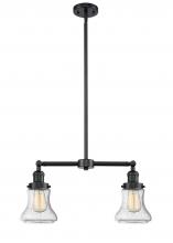 Innovations Lighting 209-OB-G194 - Bellmont - 2 Light - 21 inch - Oil Rubbed Bronze - Stem Hung - Island Light