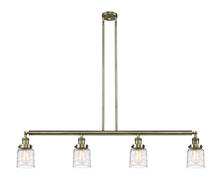 Innovations Lighting 214-AB-G513 - Bell - 4 Light - 50 inch - Antique Brass - Stem Hung - Island Light