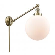 Innovations Lighting 237-AB-G201-10 - Beacon - 1 Light - 10 inch - Antique Brass - Swing Arm