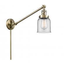 Innovations Lighting 237-AB-G52 - Bell - 1 Light - 8 inch - Antique Brass - Swing Arm