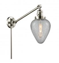 Innovations Lighting 237-PN-G165 - Geneseo - 1 Light - 8 inch - Polished Nickel - Swing Arm