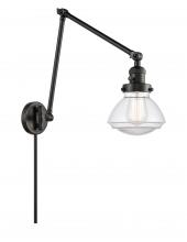 Innovations Lighting 238-BK-G322 - Olean - 1 Light - 9 inch - Matte Black - Swing Arm