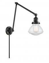 Innovations Lighting 238-BK-G324 - Olean - 1 Light - 9 inch - Matte Black - Swing Arm