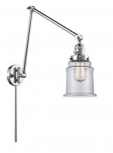 Innovations Lighting 238-PC-G182 - Canton - 1 Light - 6 inch - Polished Chrome - Swing Arm