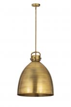 Innovations Lighting 410-1SL-BB-M412-18BB - Newton Sphere - 1 Light - 18 inch - Brushed Brass - Pendant