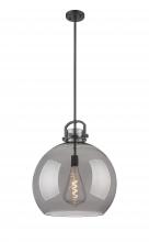 Innovations Lighting 410-1SL-BK-G410-18SM - Newton Sphere - 1 Light - 18 inch - Matte Black - Pendant