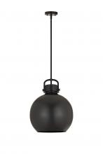 Innovations Lighting 410-1SL-BK-M410-14BK - Newton Sphere - 1 Light - 14 inch - Matte Black - Pendant