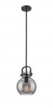 Innovations Lighting 410-1SS-BK-G410-8SM - Newton Sphere - 1 Light - 8 inch - Matte Black - Mini Pendant