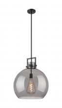 Innovations Lighting 411-1SL-BK-G410-18SM - Newton Sphere - 1 Light - 18 inch - Matte Black - Pendant