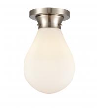 Innovations Lighting 414-1F-SN-G4141-8 - Genesis - 1 Light - 8 inch - Satin Nickel - Flush Mount