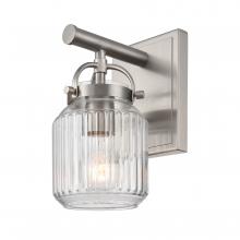 Innovations Lighting 416-1W-SN-G416-6CL - Latreille - 1 Light - 6 inch - Satin Nickel - Sconce