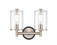 Innovations Lighting 418-2W-BSN-CL - Marlowe - 2 Light - 14 inch - Black Satin Nickel - Bath Vanity Light