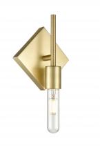 Innovations Lighting 425-1W-SB - Mia - 1 Light - 6 inch - Satin Brass - Sconce