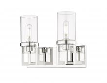 Innovations Lighting 426-2W-PN-G426-8CL - Utopia - 2 Light - 15 inch - Polished Nickel - Bath Vanity Light