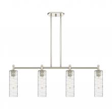 Innovations Lighting 434-4I-PN-G434-12DE - Crown Point - 4 Light - 44 inch - Polished Nickel - Island Light