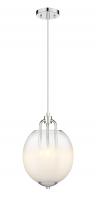 Innovations Lighting 453-3P-PN-G453-10WCL - Fall Brook - 3 Light - 10 inch - Polished Nickel - Pendant