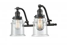 Innovations Lighting 515-2W-OB-G182-LED - Canton - 2 Light - 18 inch - Oil Rubbed Bronze - Bath Vanity Light
