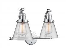 Innovations Lighting 515-2W-PC-G62 - Cone - 2 Light - 18 inch - Polished Chrome - Bath Vanity Light